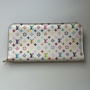 Louis Vuitton Multicolor Insolite Wallet White